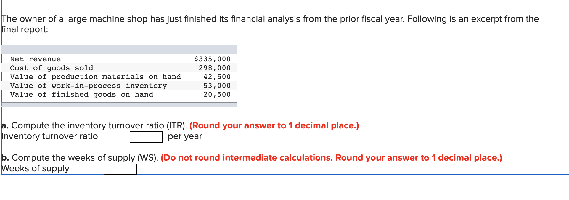Solved The owner of a large machine shop has just finished