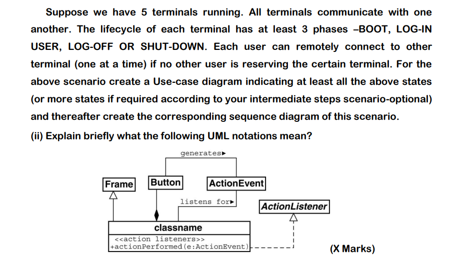 Solved Suppose we have 5 terminals running. All terminals | Chegg.com