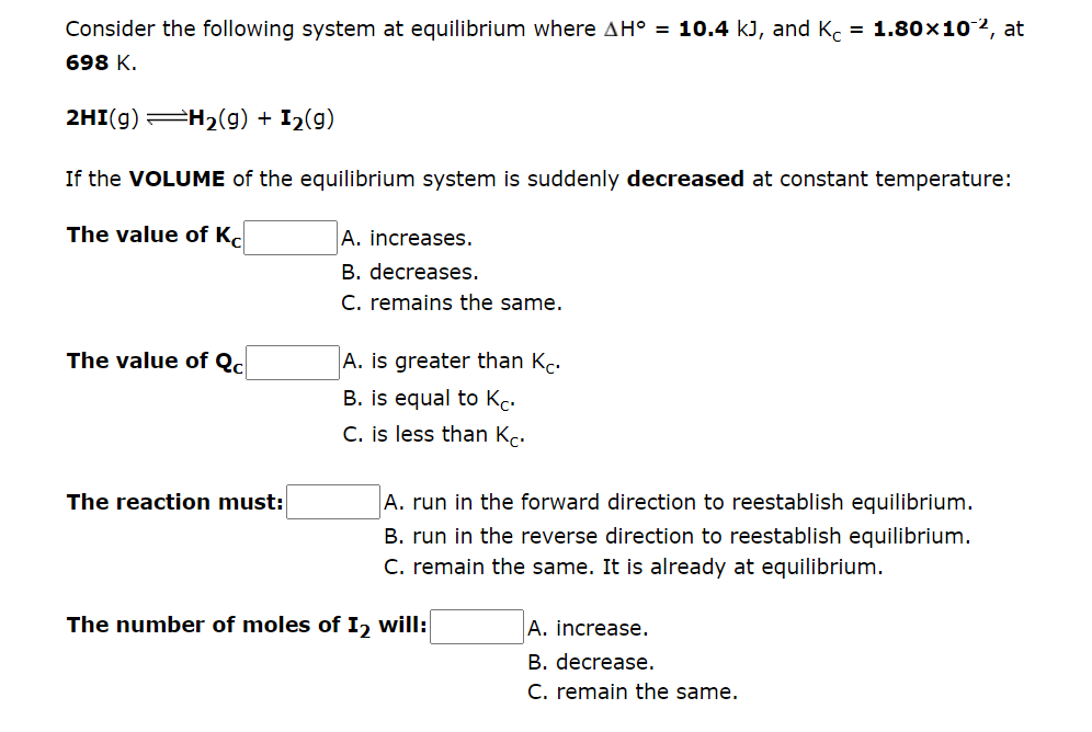 Solved Predict And Calculate The Effect Of Temperature | Chegg.com