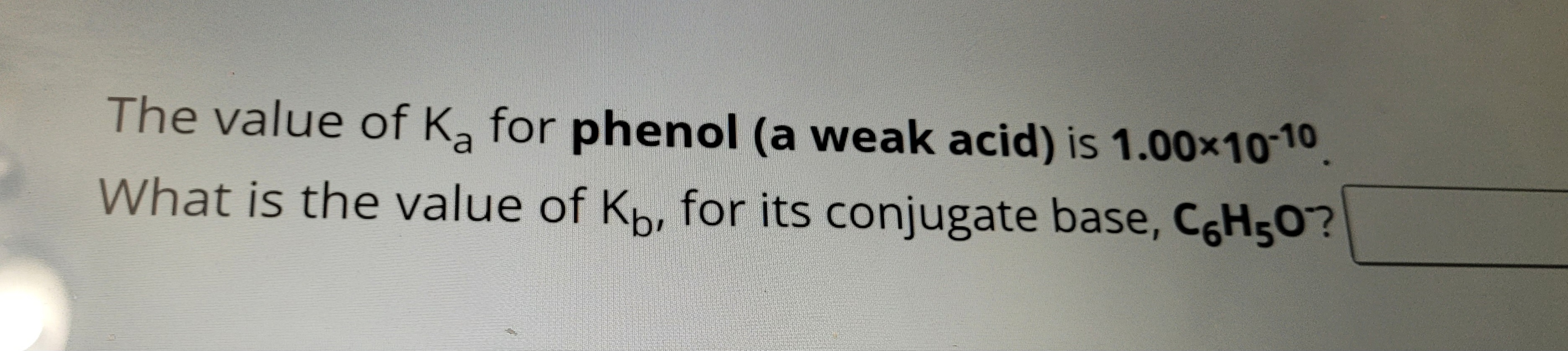 solved-the-value-of-ka-for-phenol-a-weak-acid-is-chegg
