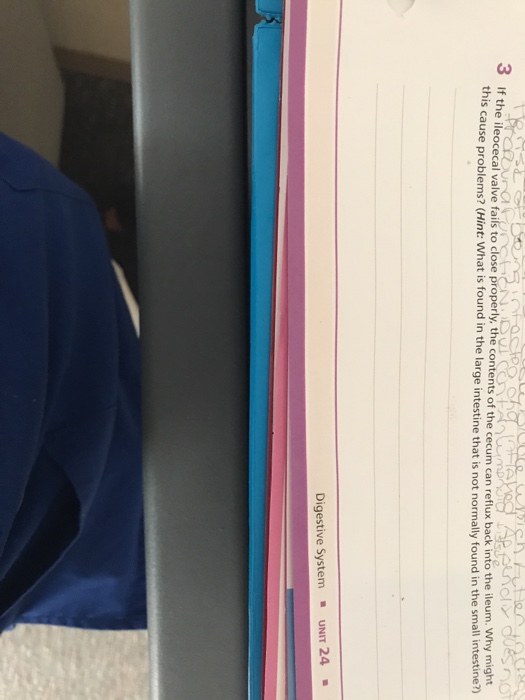 Solved 3 If mp the ileocecal valve fails to close properly,