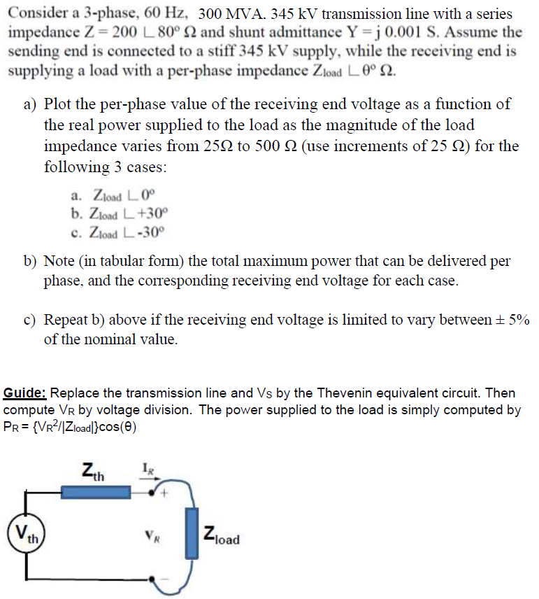 Solved Consider A 3-phase, 60 Hz, 300 MVA. 345 KV | Chegg.com