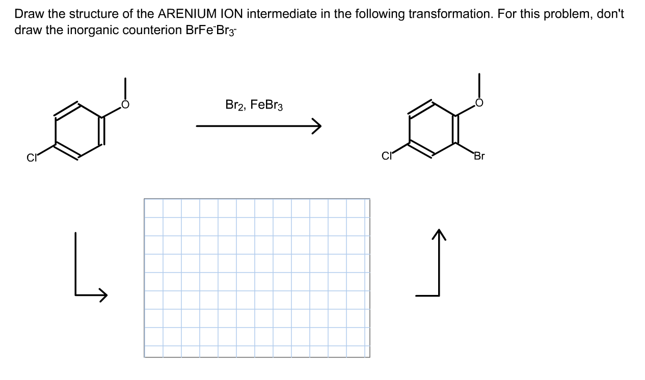 Solved Draw The Structure Of The Arenium Ion Intermediate Chegg Com Solved Draw The Structure Of The Arenium Ion Intermediate Chegg Com