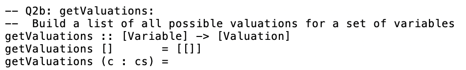 variable assignment in haskell