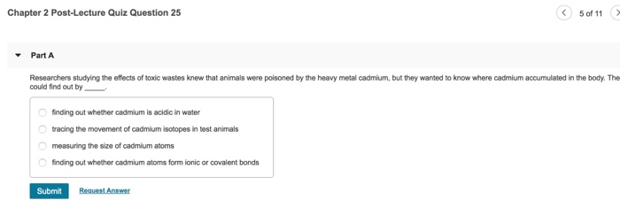 Solved Chapter 2 Post-Lecture Quiz Question 25 5 of 11> | Chegg.com