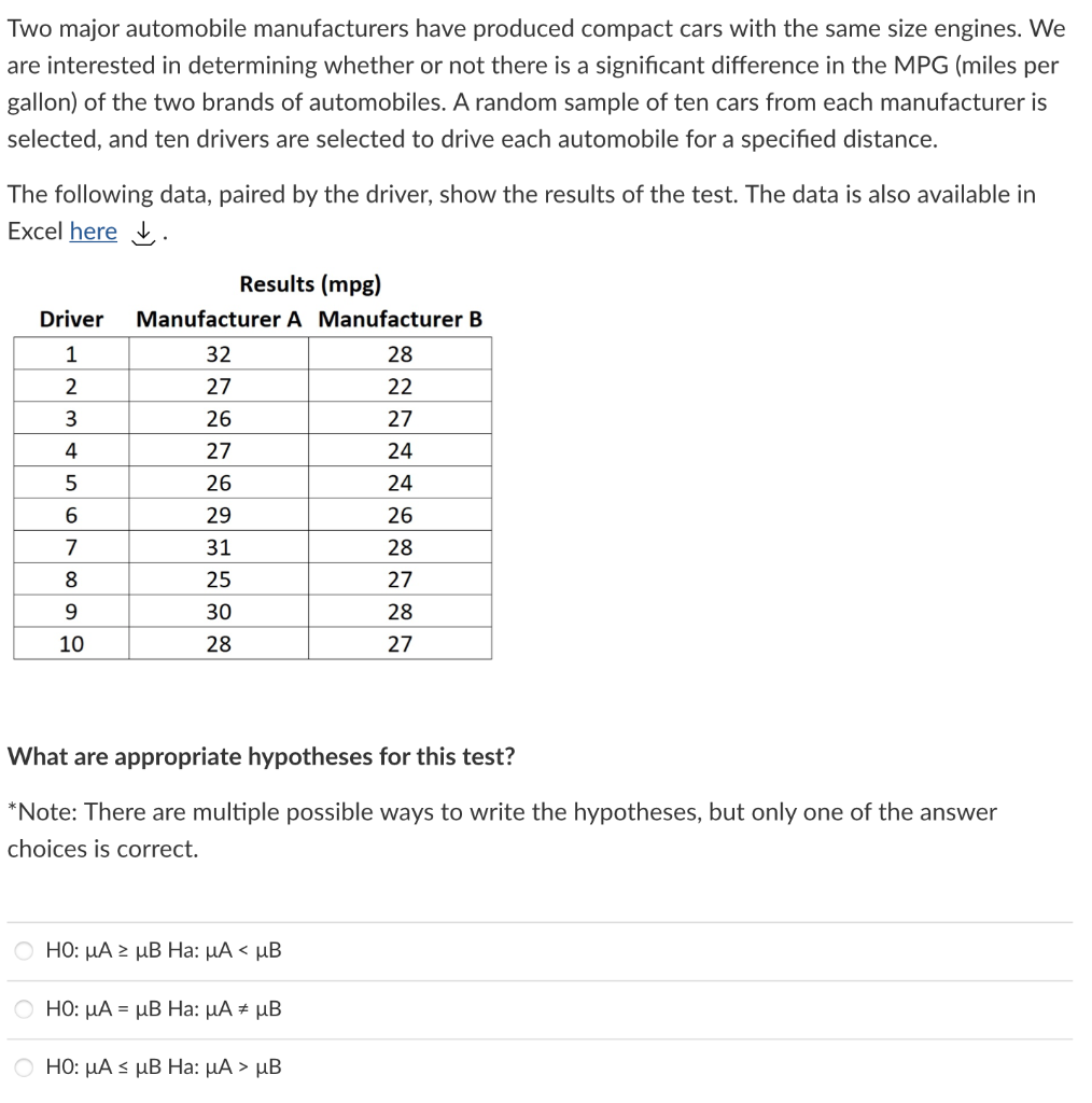 solved-two-major-automobile-manufacturers-have-produced-chegg