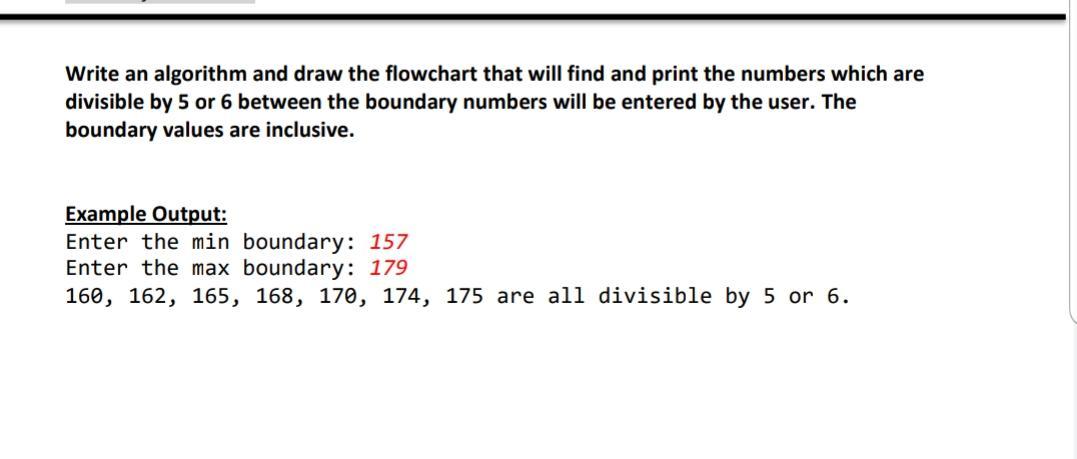 Solved Write An Algorithm And Draw The Flowchart That Will 