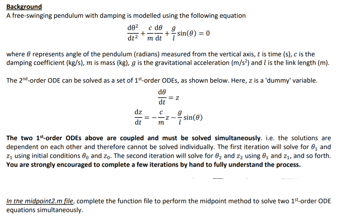 Please use matlab to solve 3a. A function mfile | Chegg.com