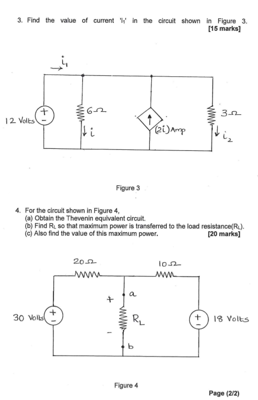 Solved 1. Using superposition theorem, find the current 