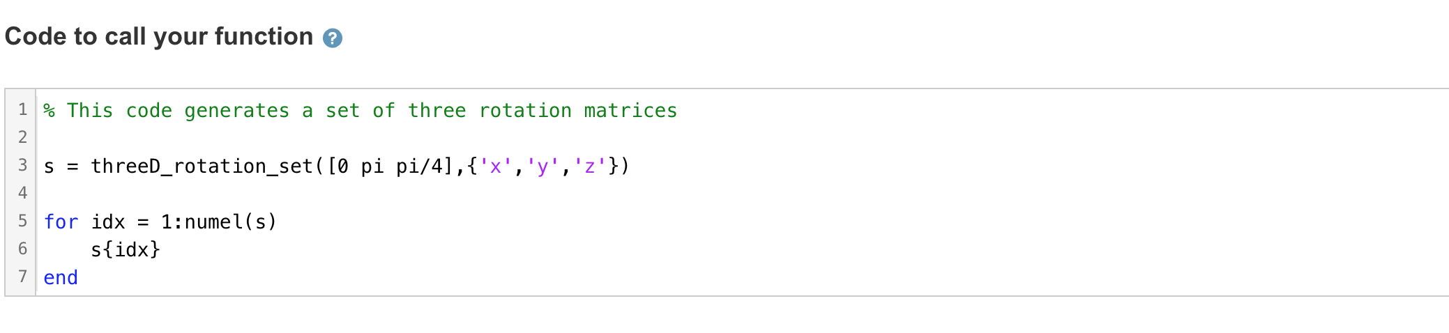 Write a function that takes in a vector of angles and | Chegg.com