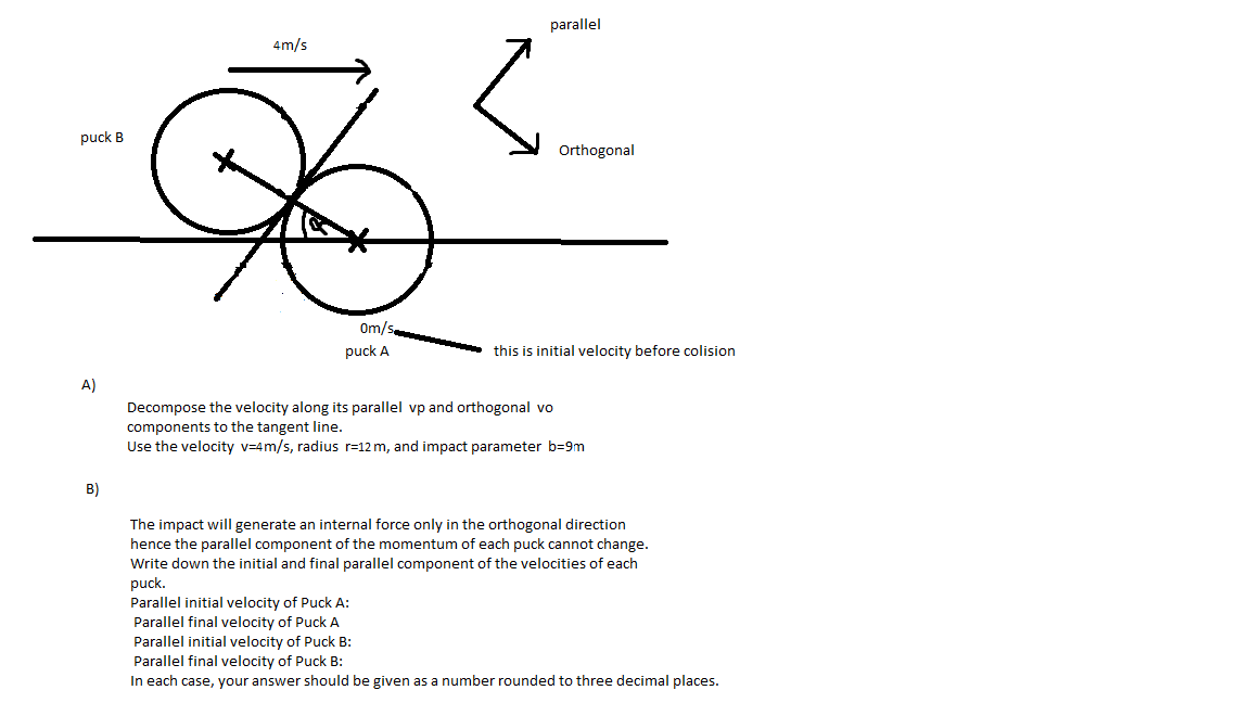 Solved Decompose the velocity along its parallel vp and | Chegg.com