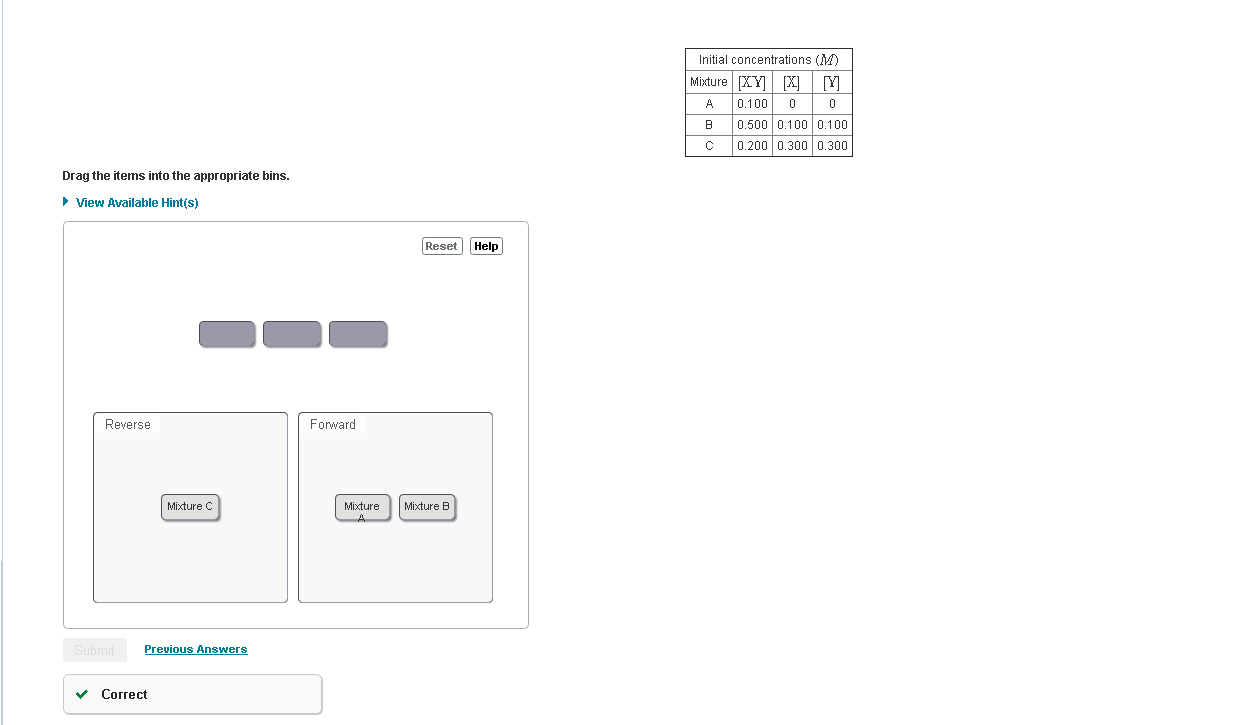 Solved Part C Based on a Ke value of 0.160 and the data | Chegg.com