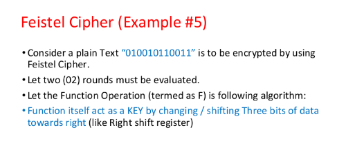 Solved reistel cipner (txample \#s) - Consider a plain Text | Chegg.com