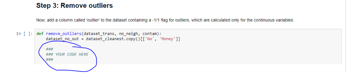 Solved Step 3: Remove outliers Now, add a column called | Chegg.com