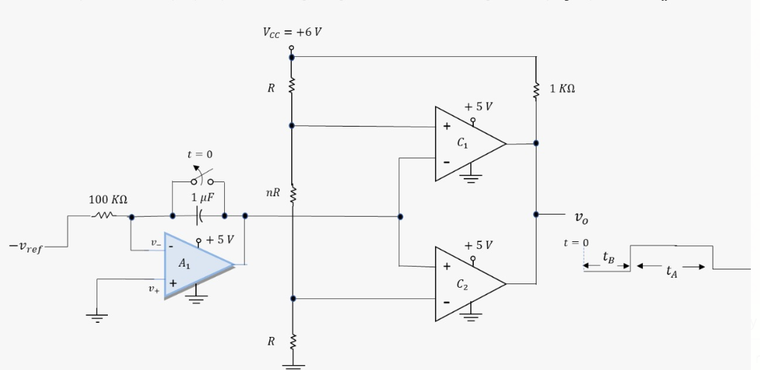 Solved In the following circuit, A1 is an ideal op amp. | Chegg.com