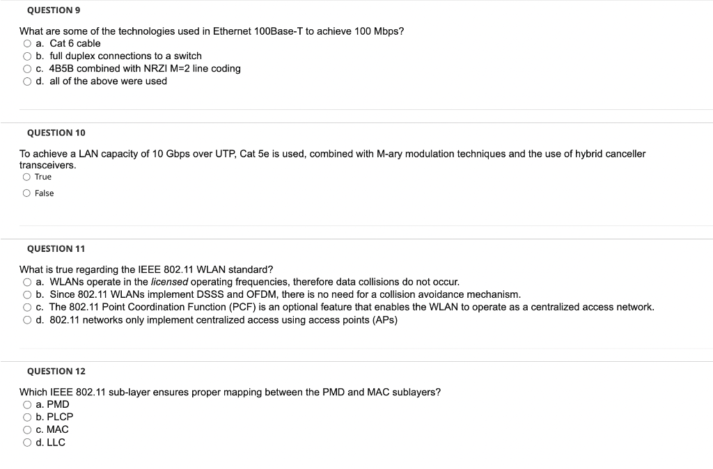 Solved What are some of the technologies used in