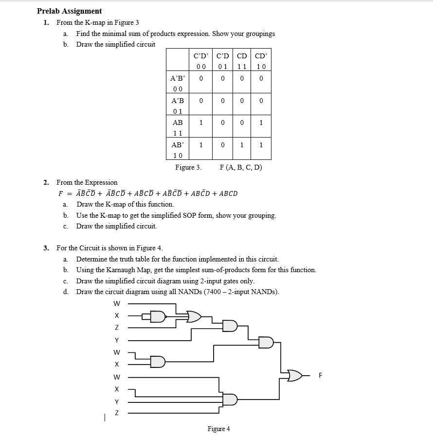 Solved Introduction: Karnaugh maps or K-maps for short | Chegg.com