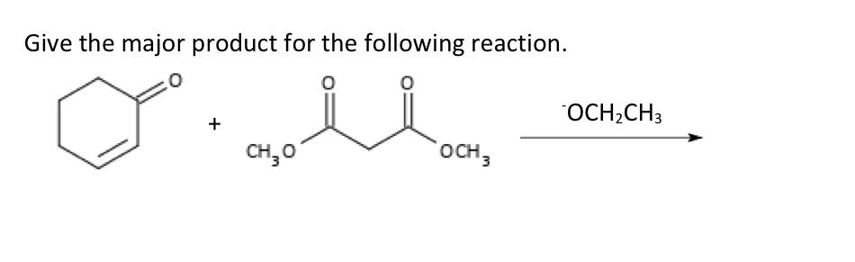 Solved Provide the major organic product of the following. | Chegg.com