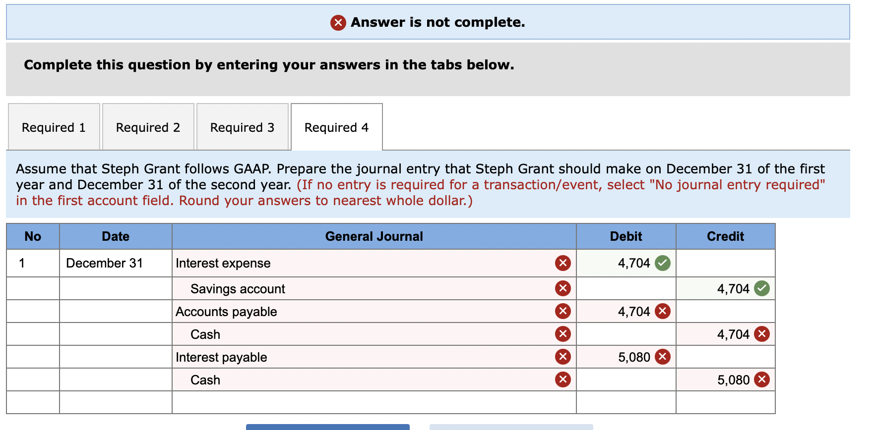 Solved On January 1, Steph Grant decided to deposit $58,800 