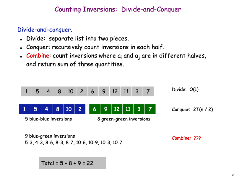 Solved (a) Implement Counting Inversions Algorithm Explained | Chegg ...