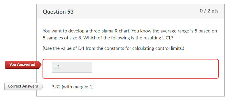 Solved You want to develop a three-sigma R chart. You know  Chegg.com