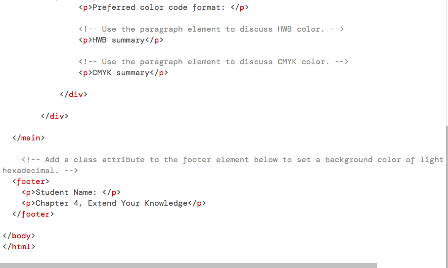 Solved In this exercise, you will create class selectors to | Chegg.com