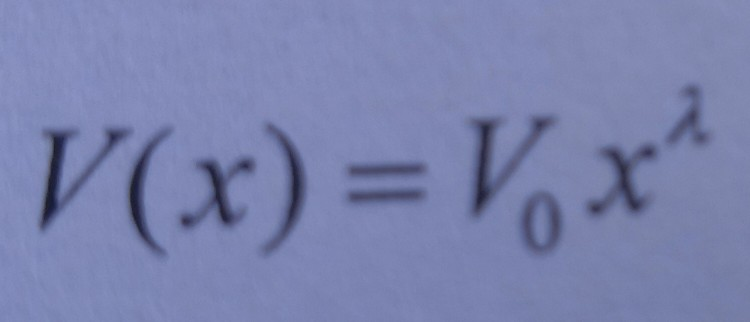Solved Consider A Particle Of Mass M Subject To An Unidim Chegg Com