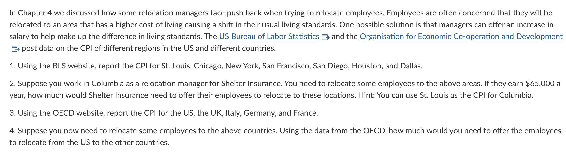 Solved In Chapter 4 we discussed how some relocation | Chegg.com