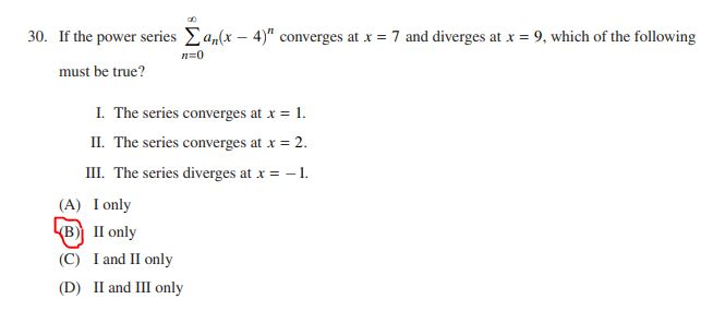 Solved 30 If The Power Series A X 4 Converges At X Chegg Com