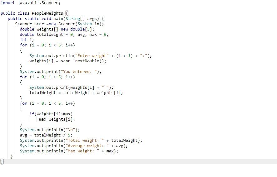 Solved can i get some help with these? here is the code i | Chegg.com