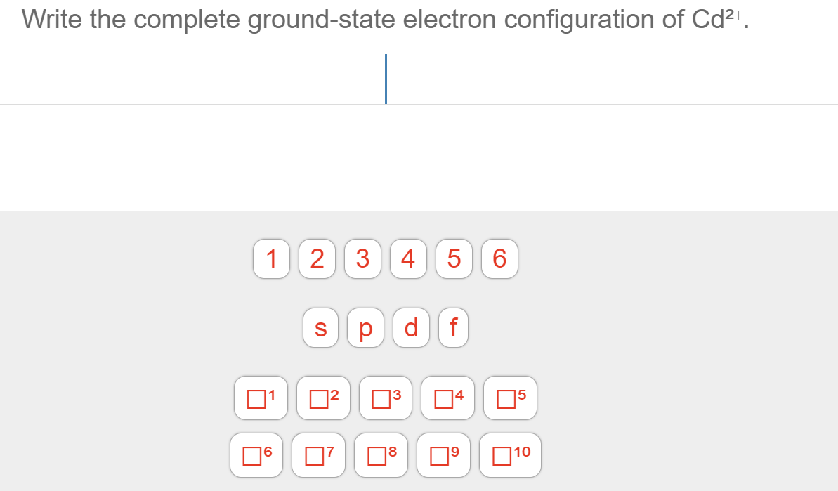 Write the complete ground-state electron  Chegg.com