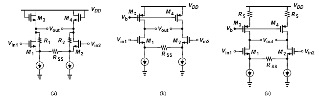 Solved Calculate the differential voltage gain of the | Chegg.com