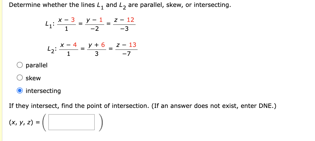 Solved Determine Whether The Lines L1 And L2 Are Parallel