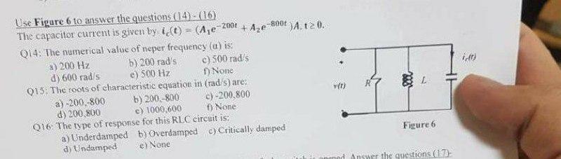 Solved -2001 1,0 1 8) Use Figure 6 to answer the questions | Chegg.com