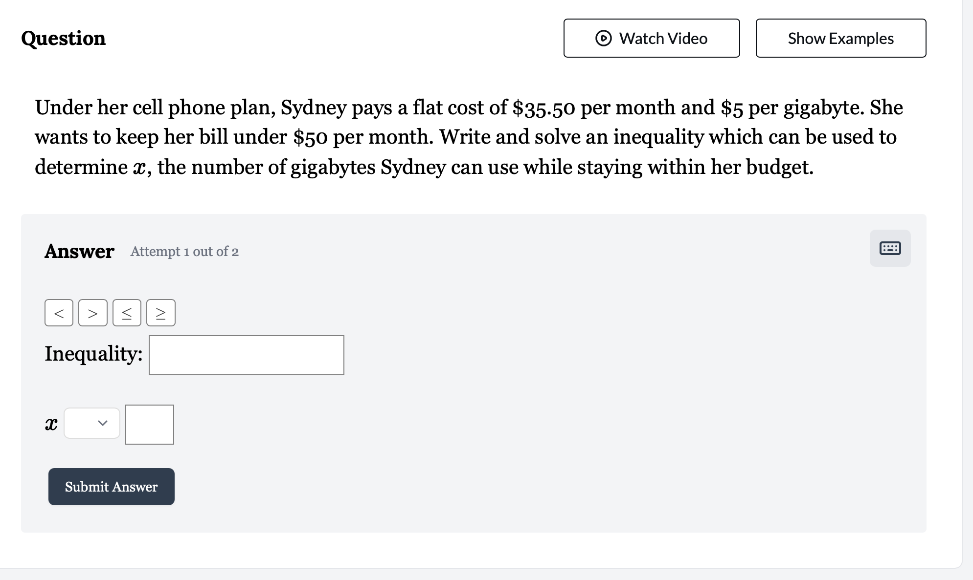 Solved Under Her Cell Phone Plan, Sydney Pays A Flat Cost Of | Chegg.com