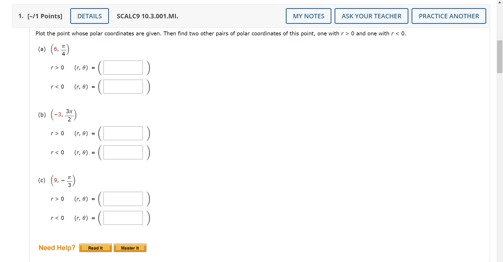 solved-plot-the-point-whose-polar-coordinates-are-given-chegg