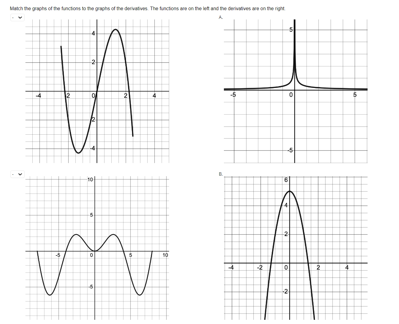 Solved Which graph corresponds with which? A, B, C, and D | Chegg.com