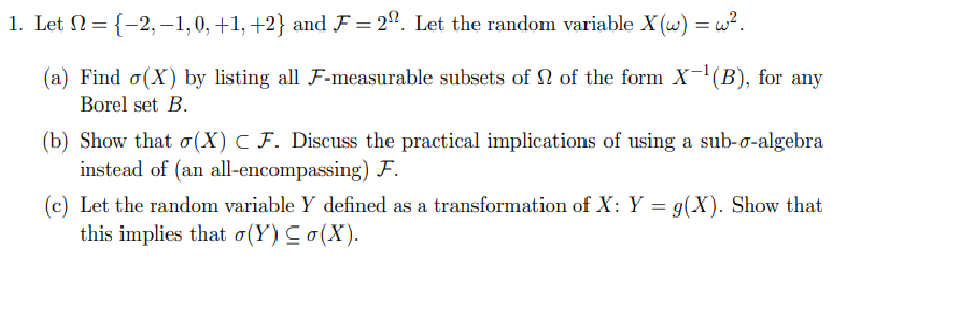 1 Let N 2 1 0 1 2 And F 2 Let The Ran Chegg Com