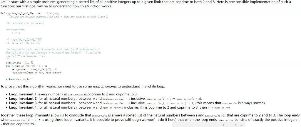 Solved Let' s start with simple problem: generating a sorted | Chegg.com
