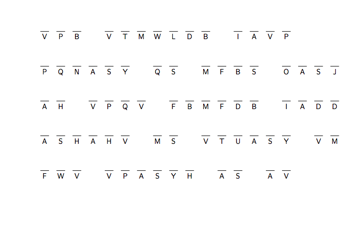 Solved A Cryptogram Which Was Encrypted Using A Monoalpha Chegg Com