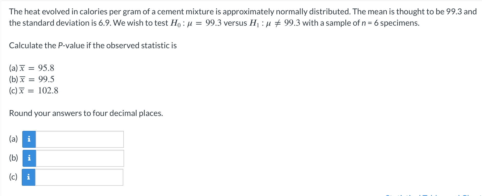 Solved The heat evolved in calories per gram of a cement | Chegg.com