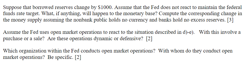 Solved Suppose The Federal Funds Rate Target Is 2%, The | Chegg.com