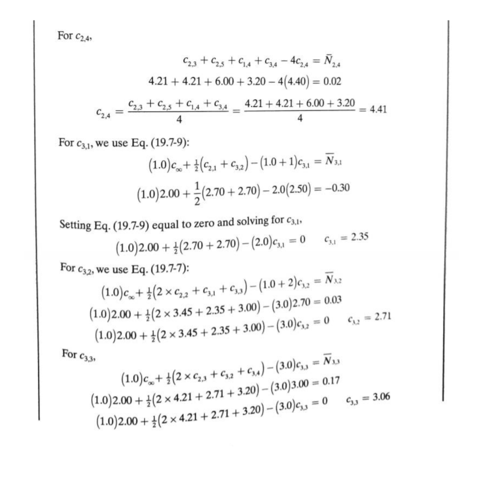 19.7-1. Numerical Method for Steady-State Diffusion. | Chegg.com