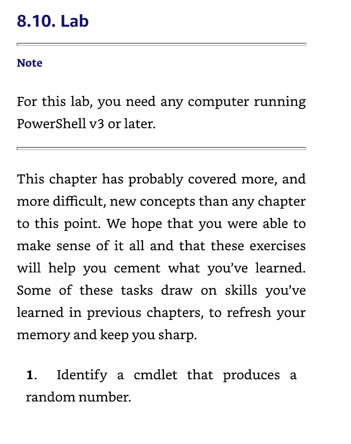 Solved For this lab, you need any computer running | Chegg.com