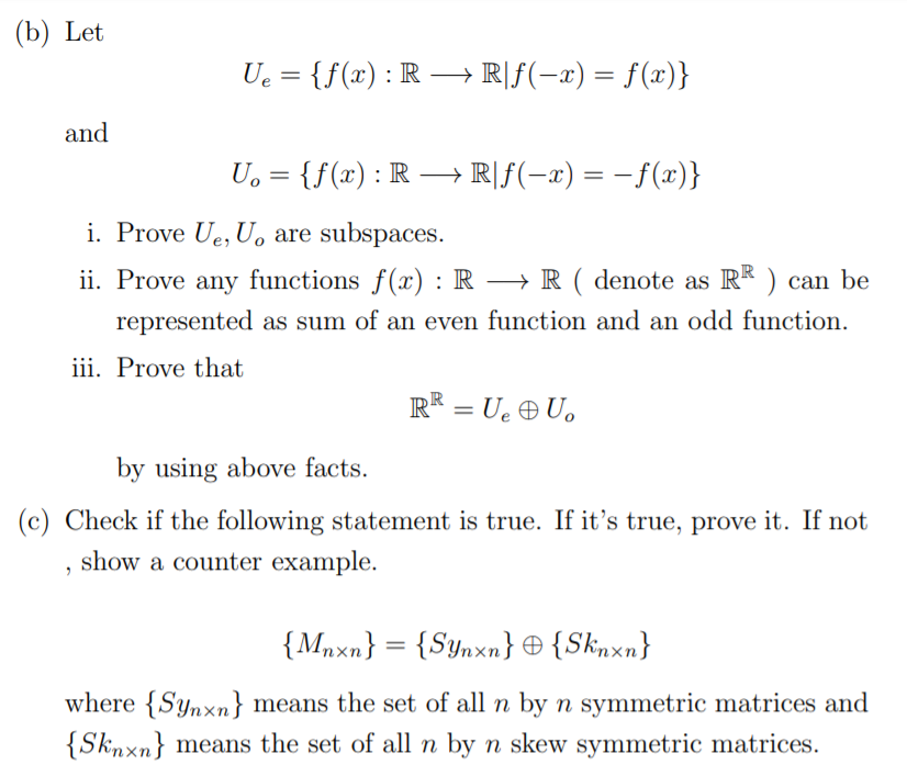 Solved 2 This Question Helps You Understand Direct Sum Chegg Com