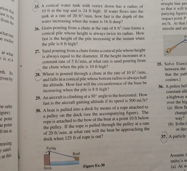 Solved solve questions 25 and 27 and show all your work from | Chegg.com
