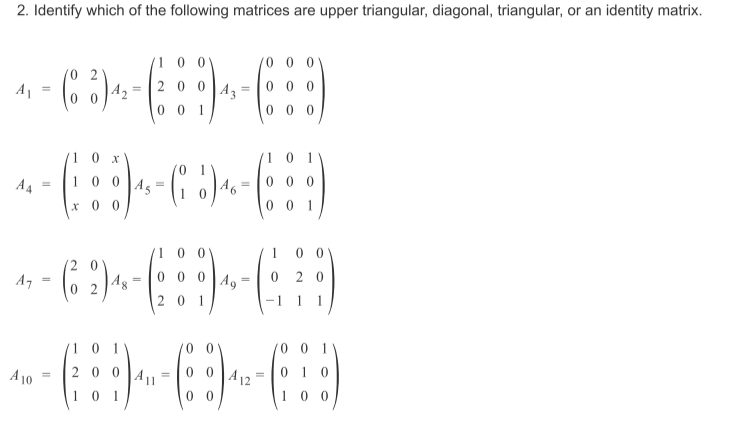 Solved Explain in words why A1,A2....An are categorised as | Chegg.com