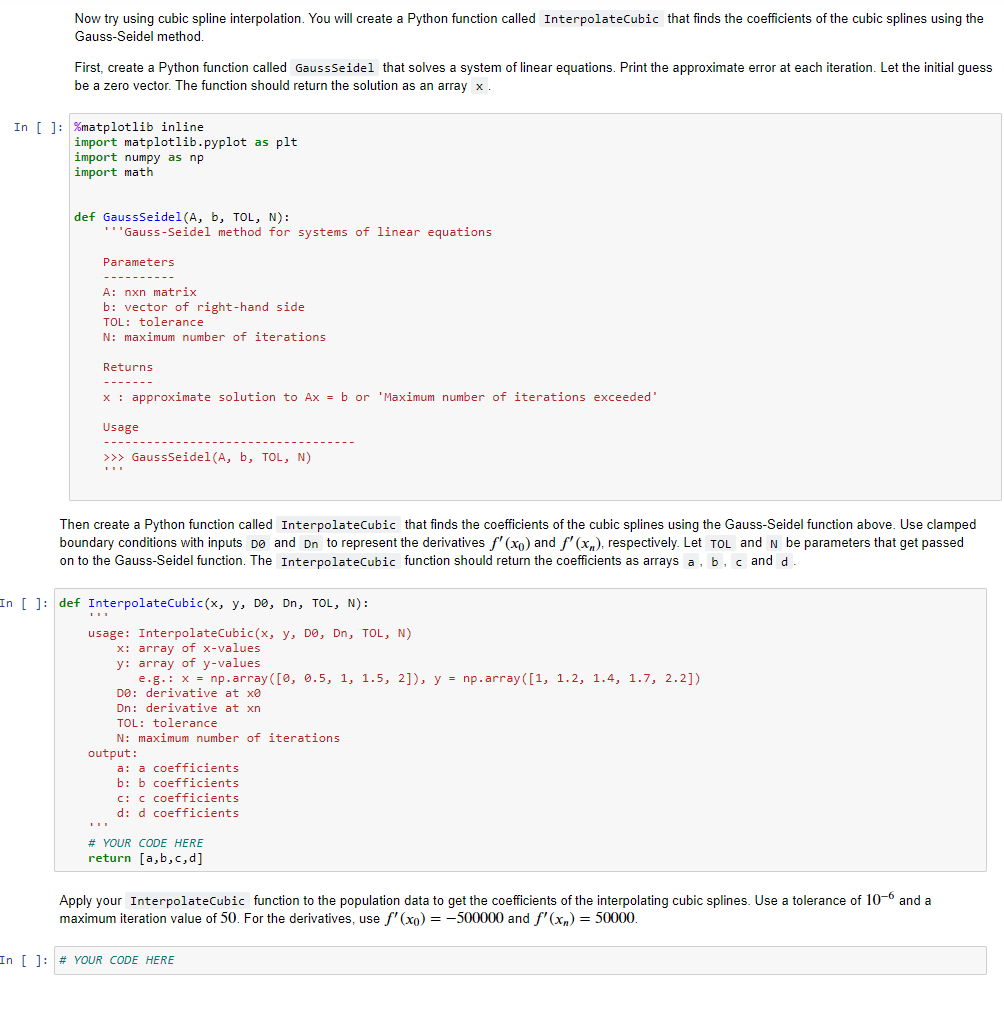 Solved Having difficulty writing both functions given the | Chegg.com