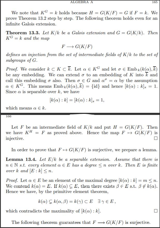 Problem 17 14 10 Let K Galois And Find G K Q Chegg Com