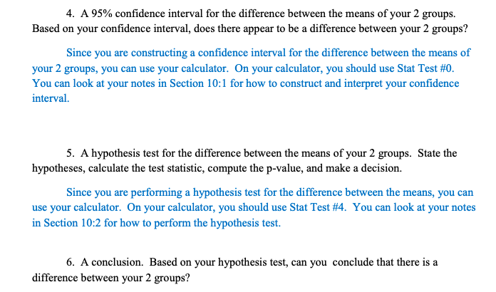 Solved 3. Two 95% confidence intervals for the means of both | Chegg.com